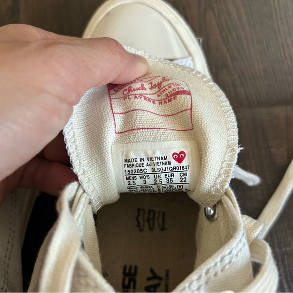 ⛔️SOLD⛔️Converse x Comme des Garçons high top sneakers - Picture 4 of 8